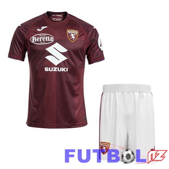 Camisetas De Futbol Torino FC Ninos Primera Rojo 2024/2025