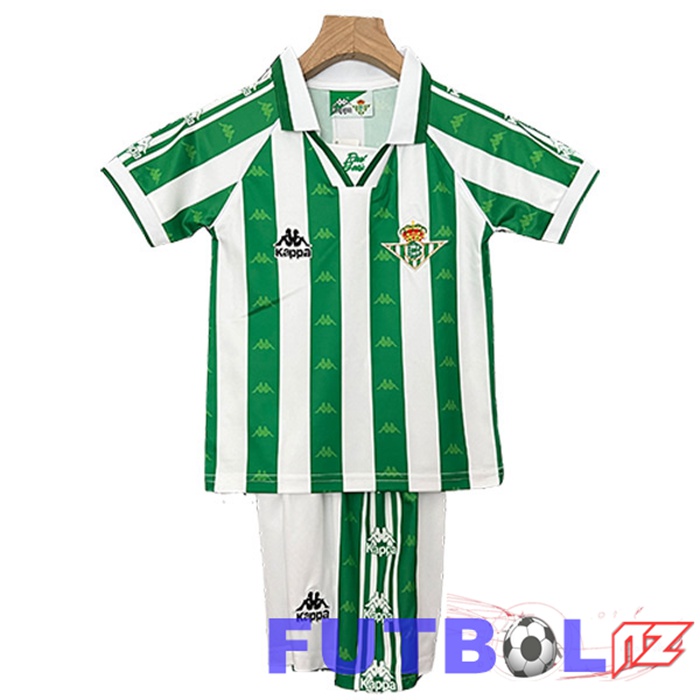 Camisetas De Futbol Real Betis Retro Ninos Primera 1995/1997
