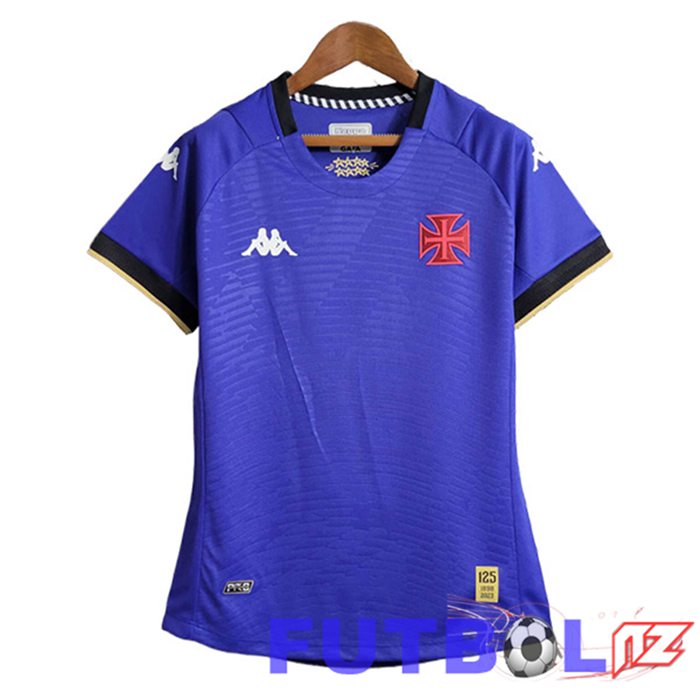 Camisetas De Futbol CR Vasco Da Gamana Mujer Azul 2023/2024