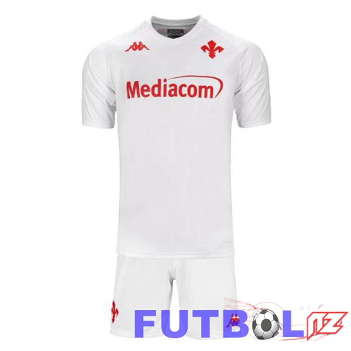 Camisetas De Futbol ACF Fiorentina Ninos Segunda Blanco 2024/2025
