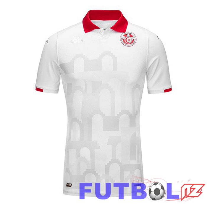 Camiseta Nacional Túnez Segunda Blanco 2024/2025