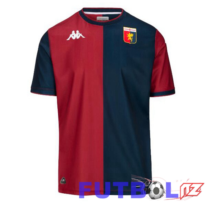 Camisetas De Futbol Genoa CFC Primera Rojo Azul 2024/2025