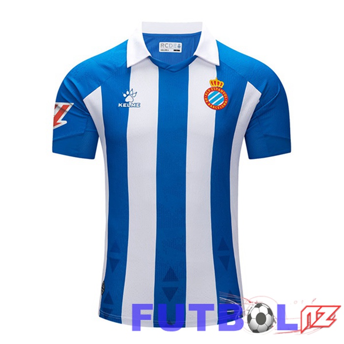 Camisetas De Futbol RCD Espanyol Primera Azul Blanco 2024/2025