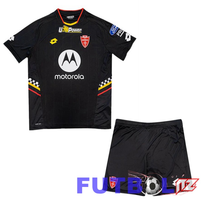 Camisetas De Futbol AC Monza Ninos Tercera Negro 2024/2025