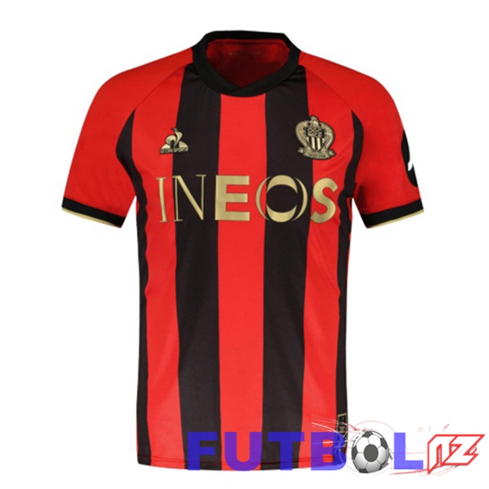 Camisetas De Futbol OGC Nice Primera Rojo Negro 2024/2025