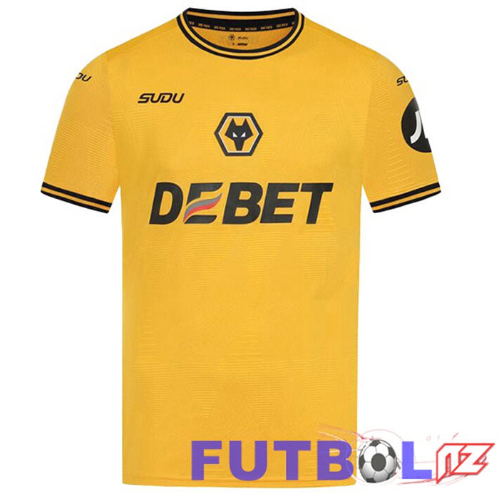 Camisetas De Futbol Wolves Primera Amarillo 2024/2025