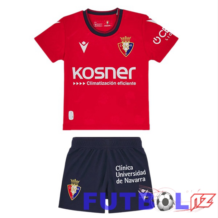 Camisetas De Futbol CA Osasuna Ninos Primera Rojo 2024/2025