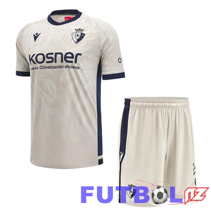 Camisetas De Futbol CA Osasuna Ninos Segunda Blanco 2024/2025