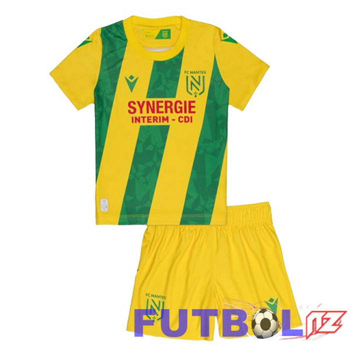 Camisetas De Futbol FC Nantes Ninos Primera Amarillo 2024/2025