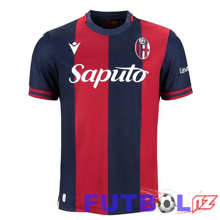 Camisetas De Futbol Bolonia Primera Azul Rojo 2024/2025