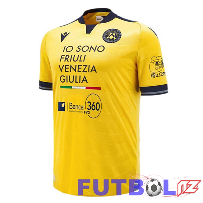 Camisetas De Futbol Udinese Calcio Segunda Amarillo 2024/2025