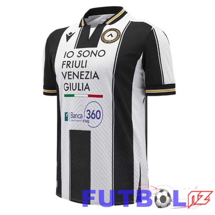 Camisetas De Futbol Udinese Calcio Primera Blanco Negro 2024/2025