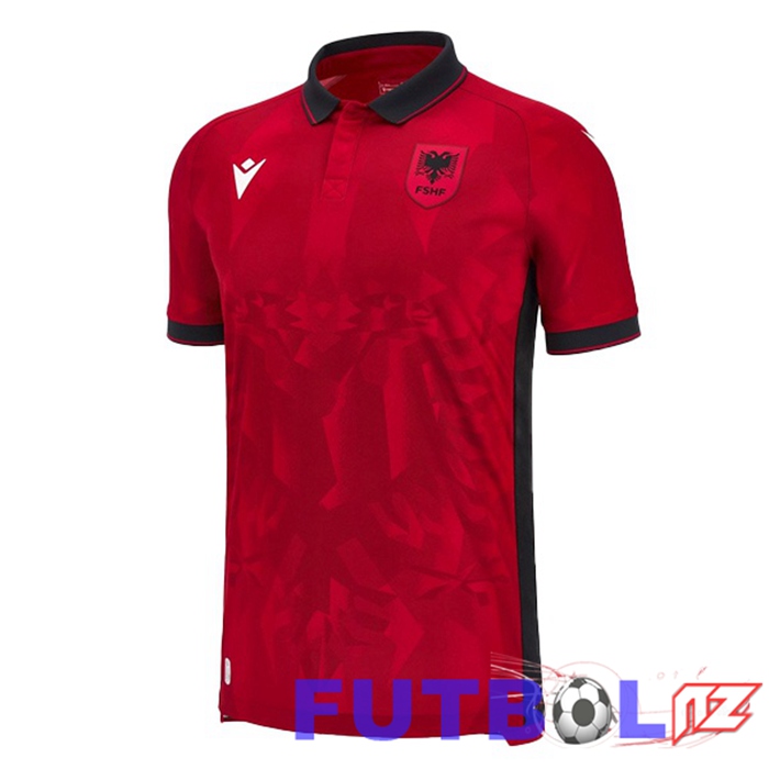 Camiseta Nacional Albania Primera Rojo UEFA Euro 2024
