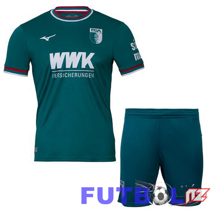 Camisetas De Futbol FC Augsburg Ninos Segunda Verde 2024/2025