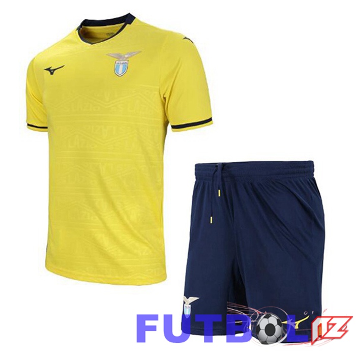 Camisetas De Futbol SS Lazio Ninos Segunda Amarillo 2024/2025