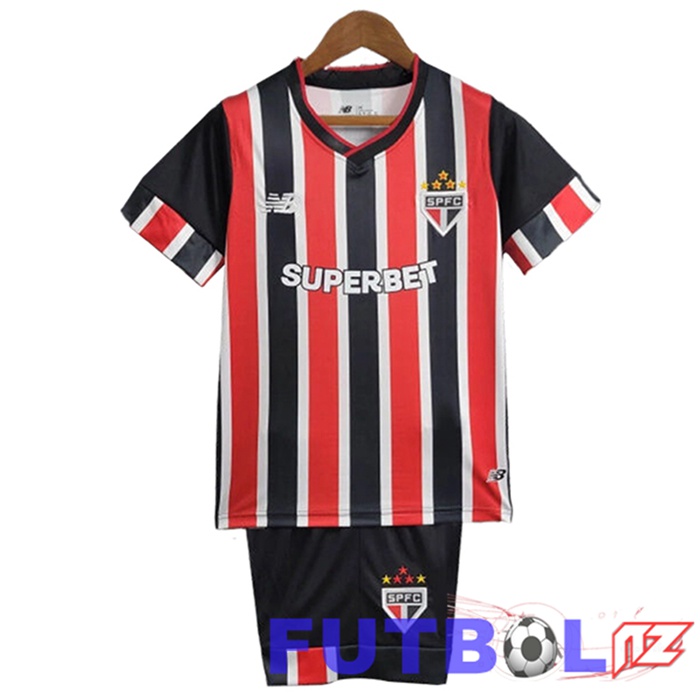 Camisetas De Futbol Sao Paulo FC Ninos Segunda 2024/2025