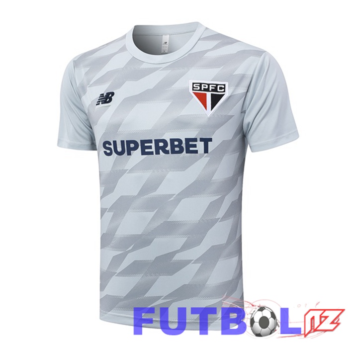 Camiseta Entrenamiento Sao Paulo FC Gris 2024/2025