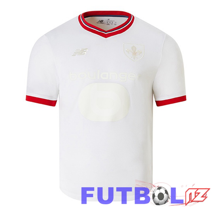 Camisetas De Futbol Lille OSC Édition 80e Anniversaire Blanco 2024/2025