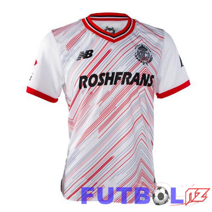 Camisetas De Futbol Deportivo Toluca Segunda Blanco 2024/2025