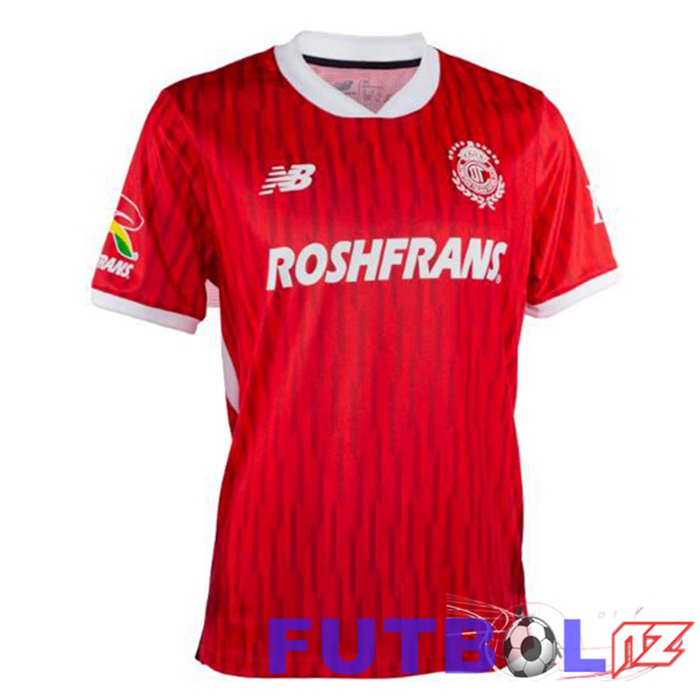 Camisetas De Futbol Deportivo Toluca Primera Rojo 2024/2025