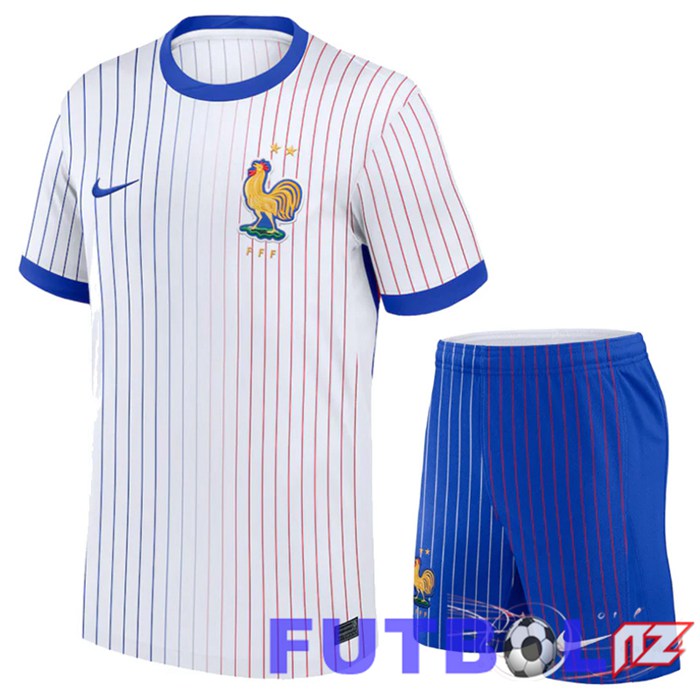 Camisetas De Futbol Francia Segunda + Cortos UEFA Euro 2024