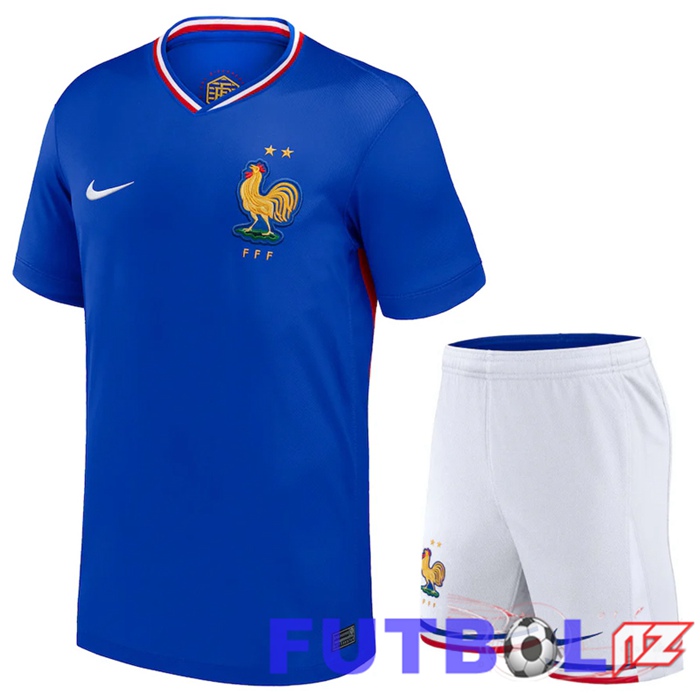 Camisetas De Futbol Francia Primera + Cortos UEFA Euro 2024