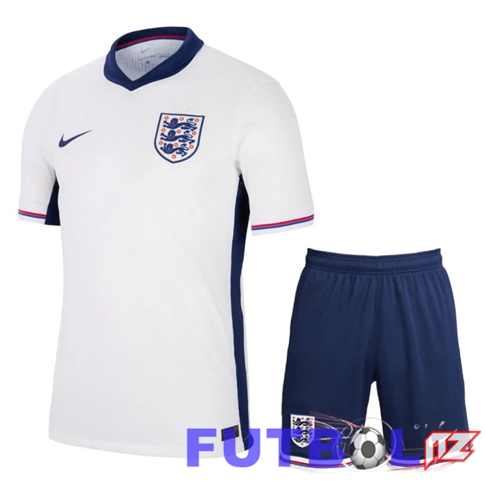 Camisetas De Futbol Inglaterra Primera + Cortos UEFA Euro 2024