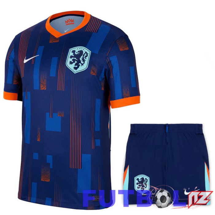 Camisetas De Futbol Países Bajos Primera + Cortos UEFA Euro 2024