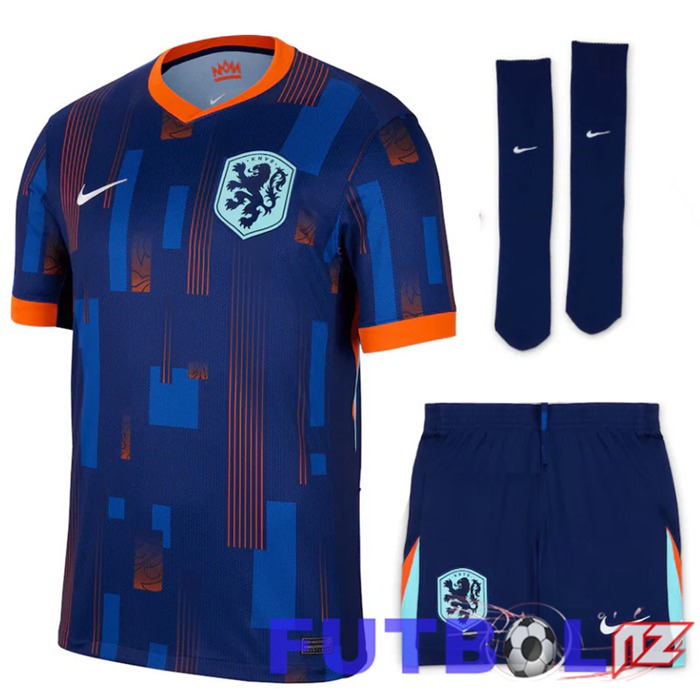 Camisetas De Futbol Países Bajos Primera (Cortoss + Calcetines) UEFA Euro 2024
