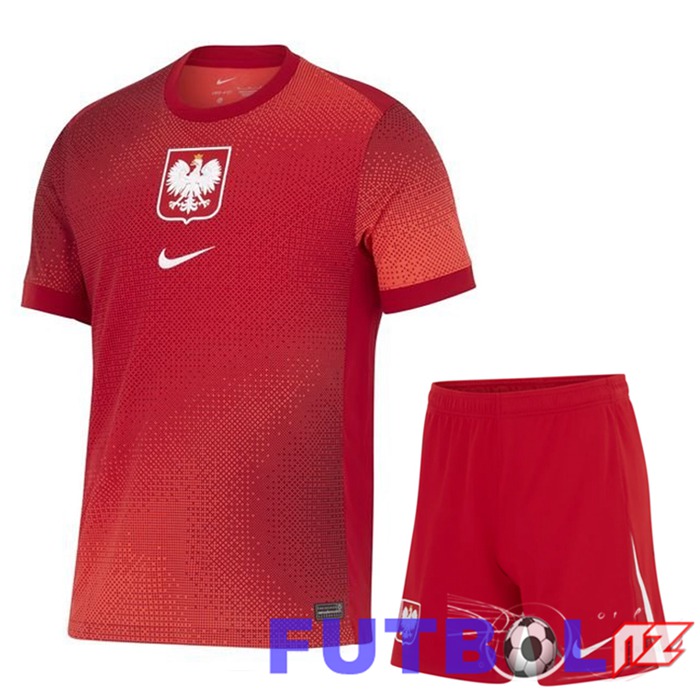 Camisetas De Futbol Polonia Segunda + Cortos UEFA Euro 2024