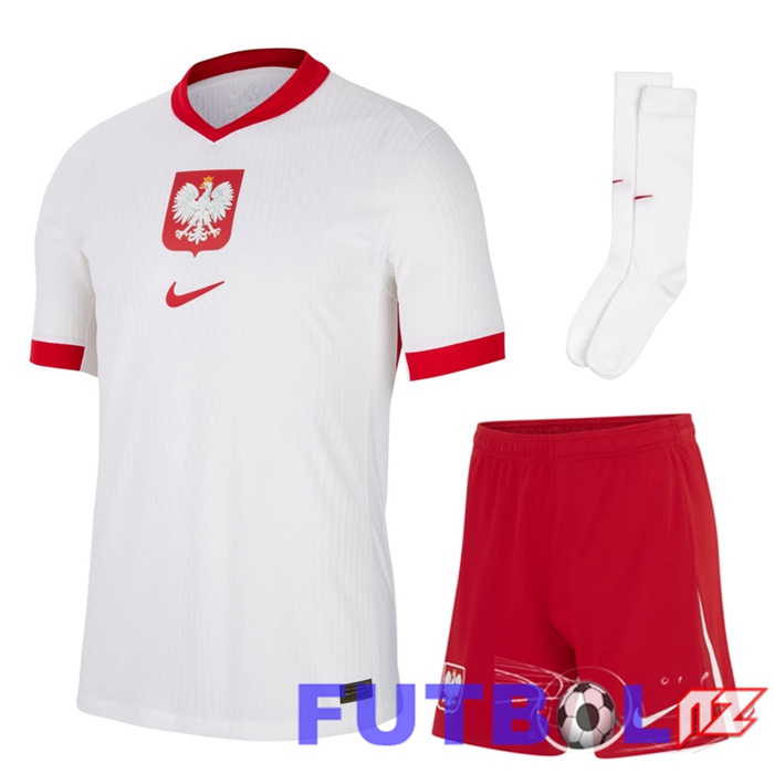 Camisetas De Futbol Polonia Primera (Cortoss + Calcetines) 2024/2025