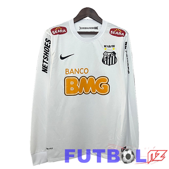Camisetas De Futbol Santos Retro Primera Manga Larga 2011/2012 Camisetas De Futbol Santos Retro Primera Manga Larga 2011/2012