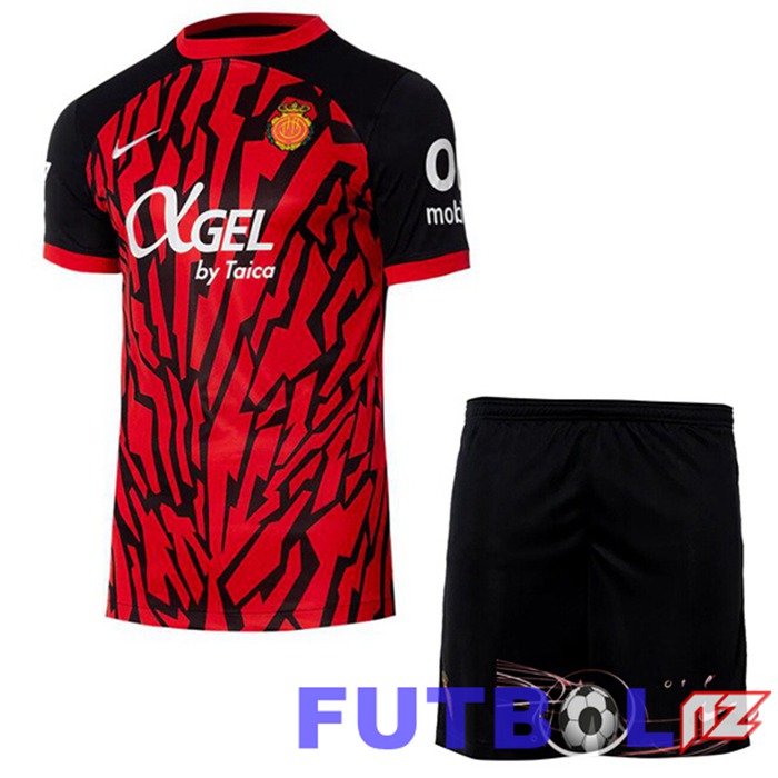 Camisetas De Futbol RCD Mallorca Ninos Primera Rojo 2024/2025