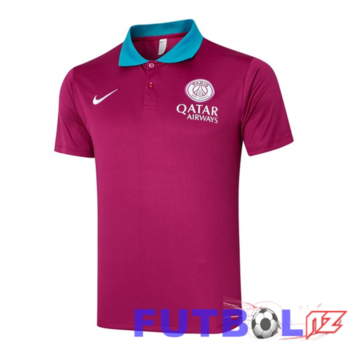 Camiseta Polo PSG Púrpura 2024/2025
