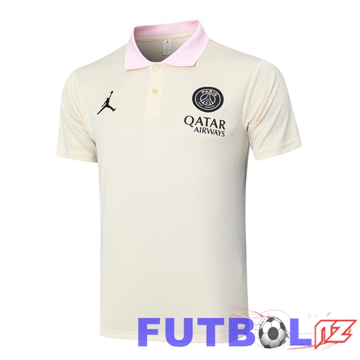 Camiseta Polo PSG Amarillo 2024/2025