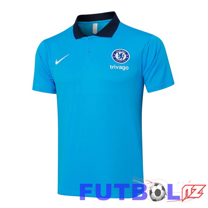Camiseta Polo Chelsea Azul 2024/2025