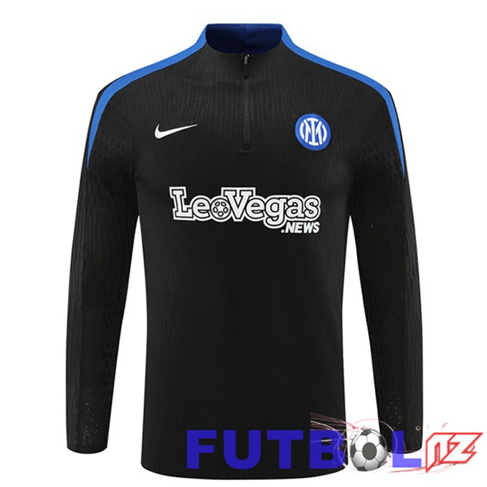 Sudadera De Entrenamiento Inter Milan Negro 2024/2025