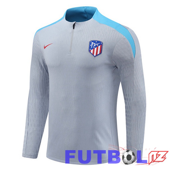 Sudadera De Entrenamiento Atletico Madrid Gris 2024/2025