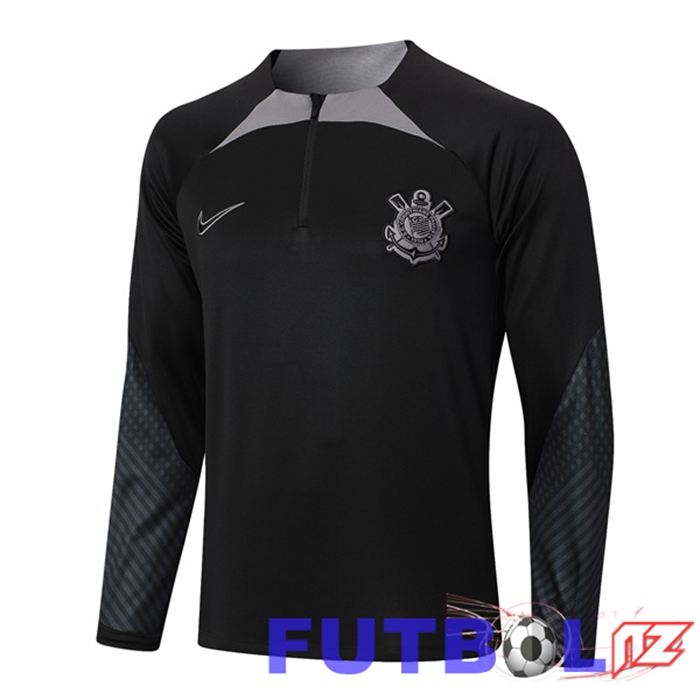 Sudadera De Entrenamiento Corinthians Negro 2024/2025