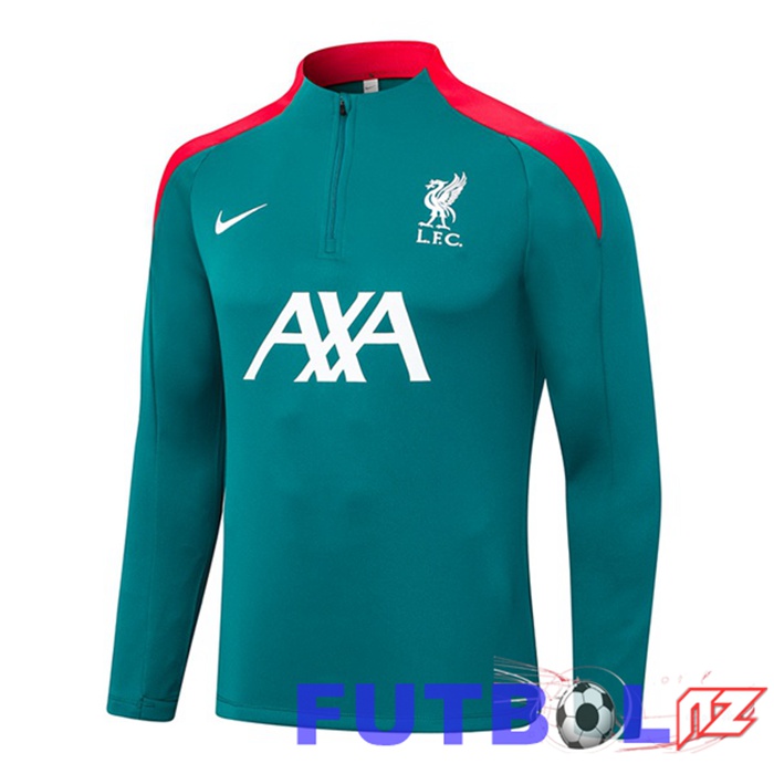 Sudadera De Entrenamiento FC Liverpool Verde 2024/2025