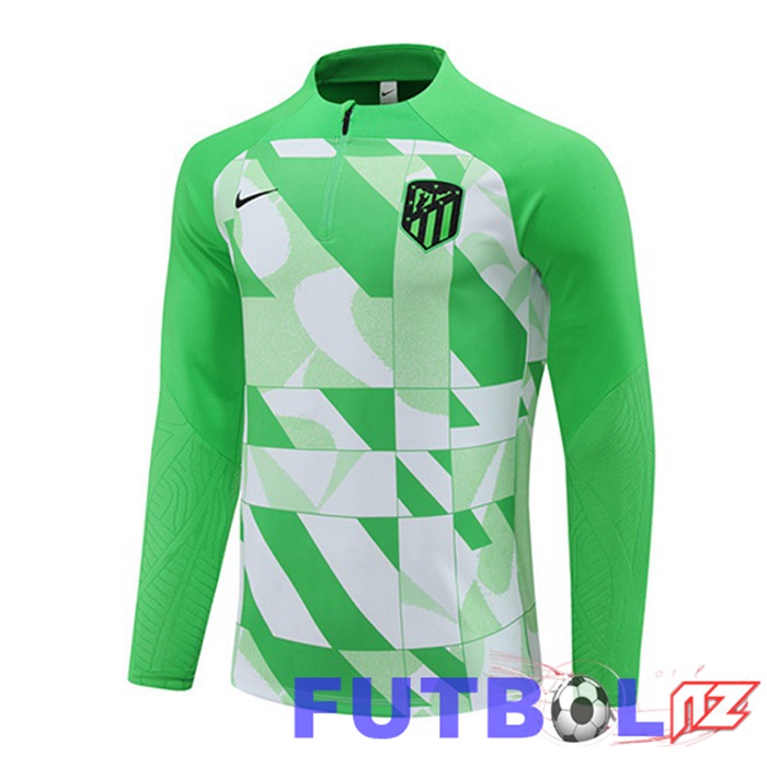 Sudadera De Entrenamiento Atletico Madrid Verde 2024/2025