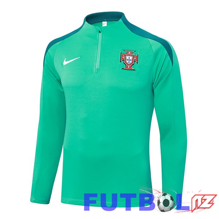 Sudadera De Entrenamiento Portugal Verde 2024/2025