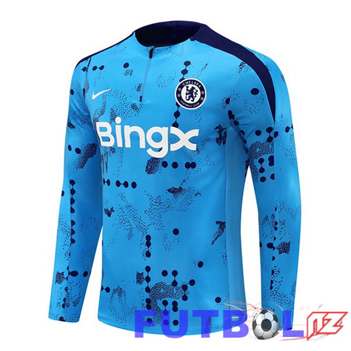 Sudadera De Entrenamiento FC Chelsea Azul 2024/2025