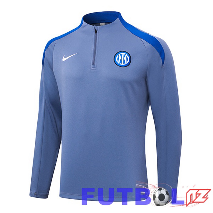 Sudadera De Entrenamiento Inter Milan Gris 2024/2025