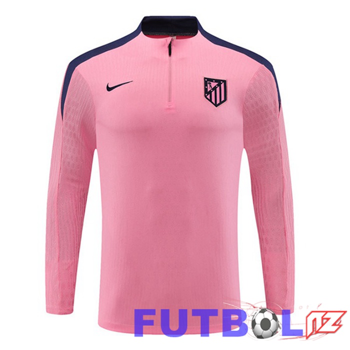 Sudadera De Entrenamiento Atletico Madrid Rosa 2024/2025