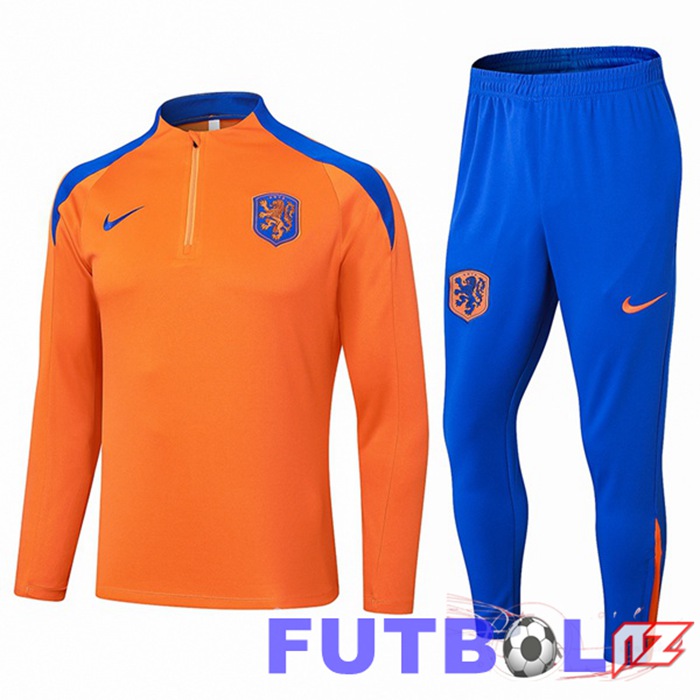 Chandal Equipos De Futbol Países Bajos Naranja 2024/2025