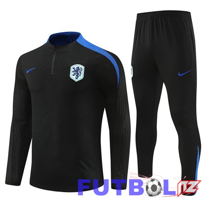 Chandal Equipos De Futbol Países Bajos Negro 2024/2025