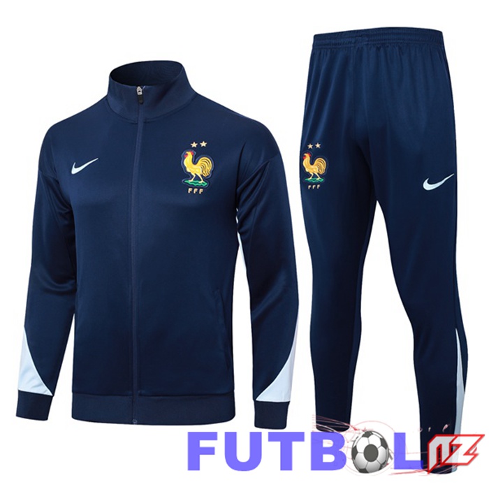 Chandal Equipos De Futbol - Chaqueta Francia Azul Real 2024/2025