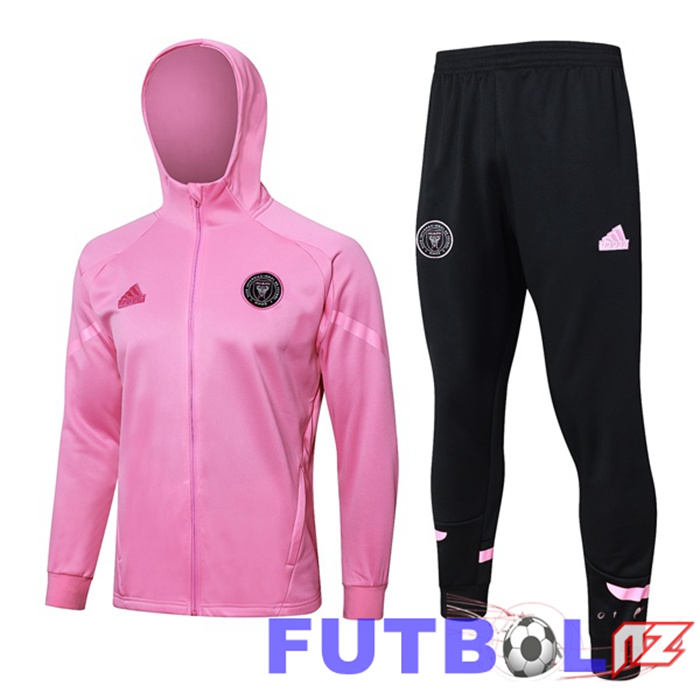 Chandal Futbol - Sudadera Con Capucha Inter Miami CF Rosa 2024/2025