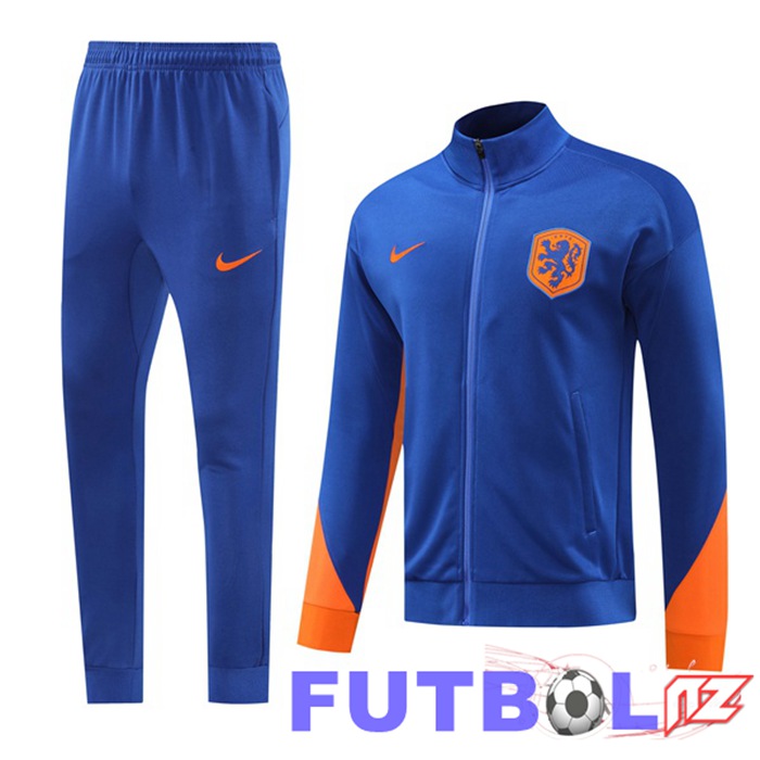 Chandal Equipos De Futbol - Chaqueta Países Bajos Azul 2024/2025